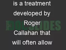 Collarbone Breathing Treatment  CB Collarbone breathing CB  is a treatment developed by Roger Callahan that will often allow a very resistant problem to respond to TFT treatments