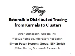 Extensible Distributed Tracing from Kernels to Clusters