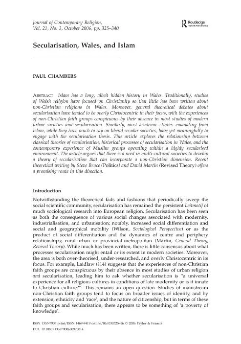JournalofContemporaryReligion,Vol.21,No.3,October2006,pp.325