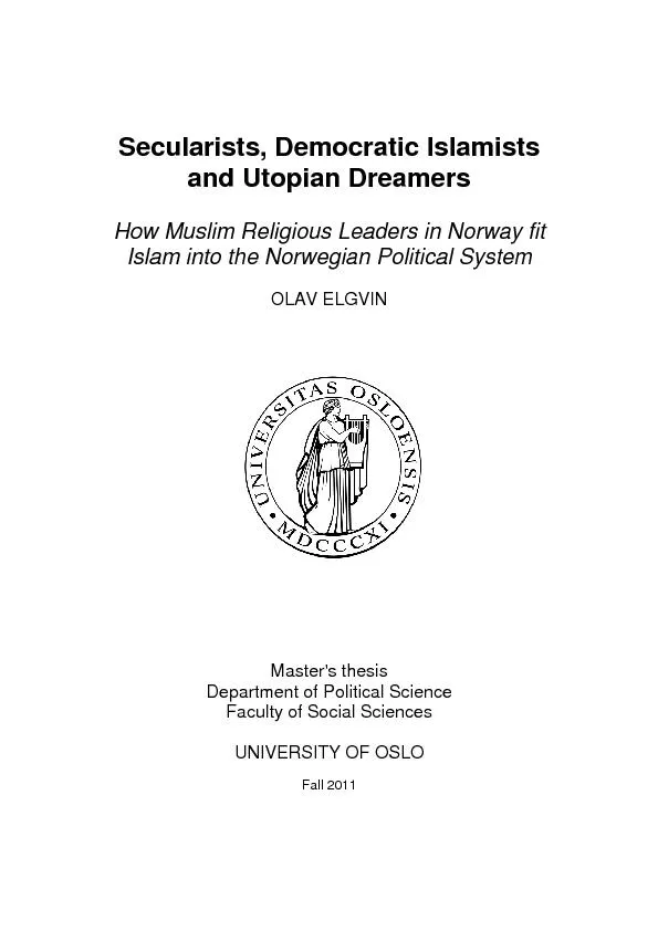 Secularists, Democratic Islamists