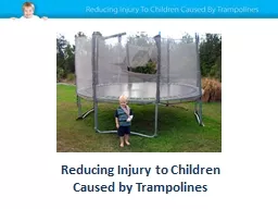 Reducing Injury to Children