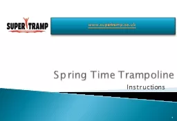 Spring Time Trampoline