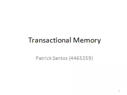 Transactional Memory