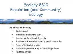 Ecology 8310