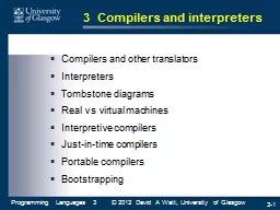3  Compilers and interpreters
