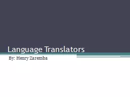 Language Translators
