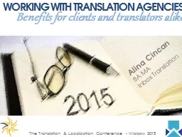 The Translation & Localization Conference  - Warsaw 201