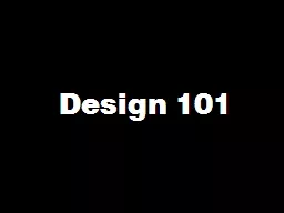 Design 101