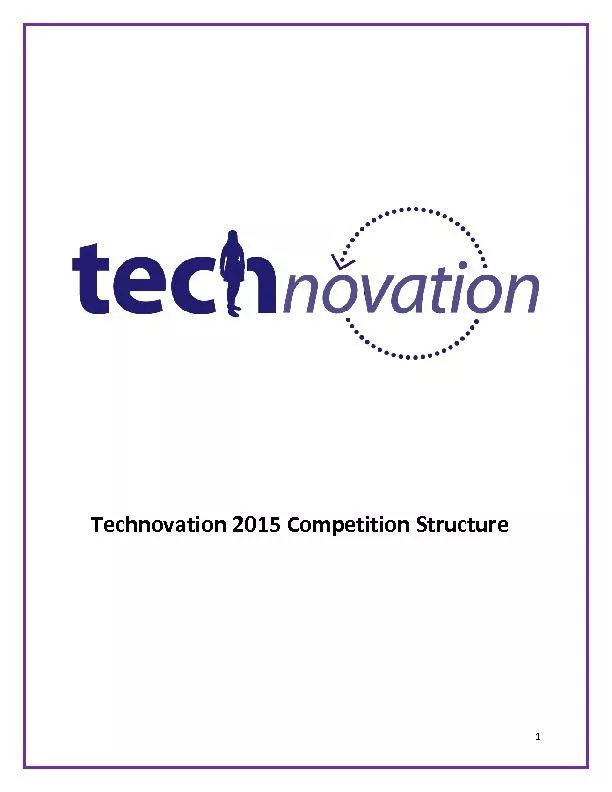 Technovation 2015 Competition Structure