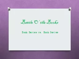 Battle O’ the Books