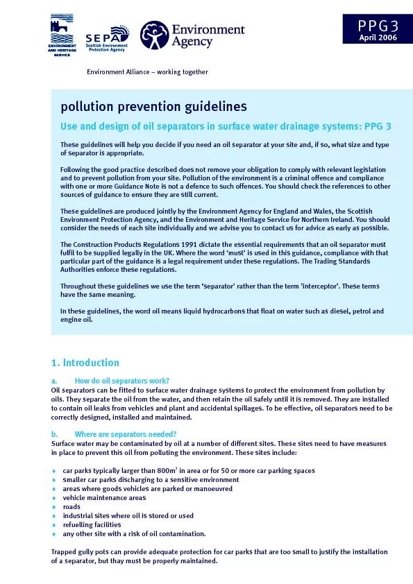 pollution prevention guidelines