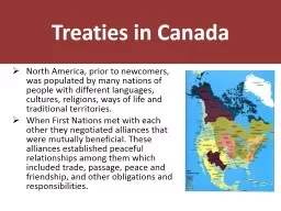 Treaties in Canada