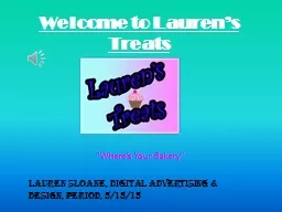 Welcome to Lauren’s Treats