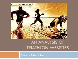 An Analysis of Triathlon Websites