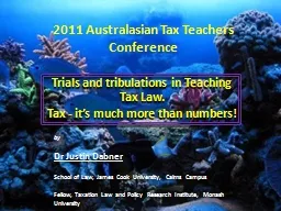 2011 Australasian Tax Teachers Conference