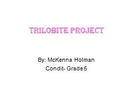 Trilobite Project