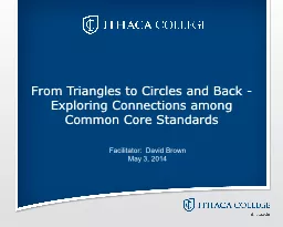 From Triangles to Circles and Back - Exploring Connections