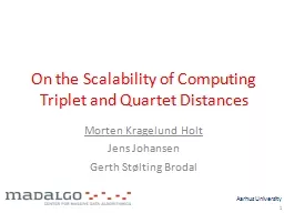 On the Scalability of Computing Triplet and Quartet Distanc
