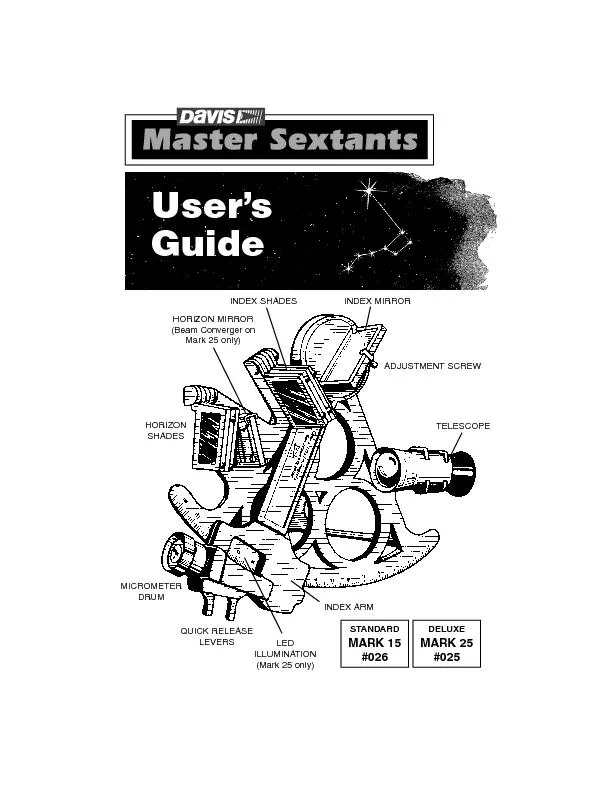 Master Sextant User