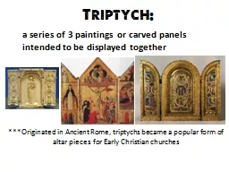 Triptych: