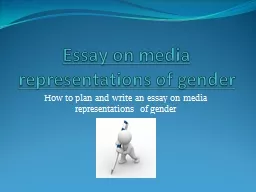 Essay on media representations of gender