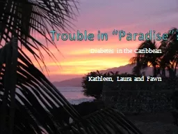 Trouble in “Paradise”?
