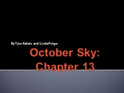 October Sky: Chapter 13
