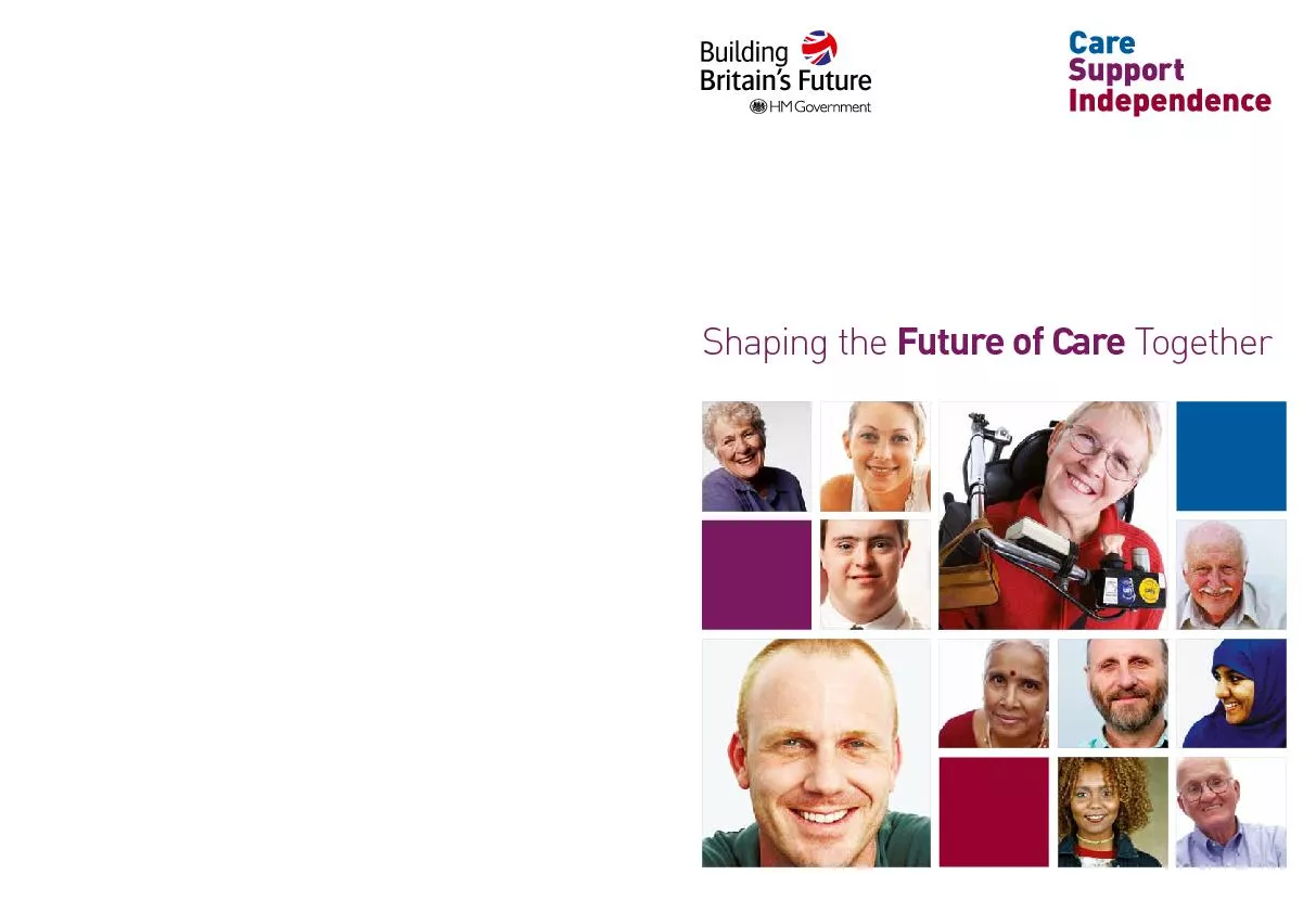 Shaping the Future of Care Together