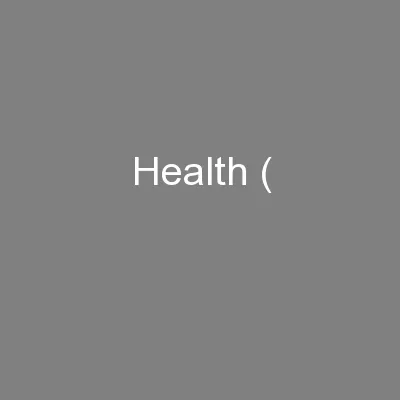 Health (