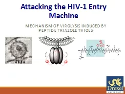 Attacking the HIV-1 Entry Machine