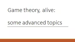 Game theory, alive: