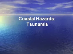 Coastal Hazards: