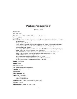 Package comparison February   Version