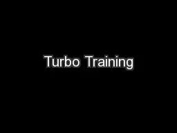 Turbo Training