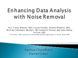 Enhancing Data Analysis with Noise Removal