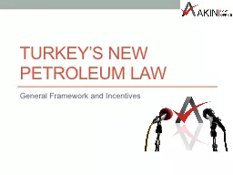Turkey’s New Petroleum Law