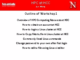HPC at HCC