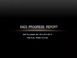 EAD Roundtable, SAA 2014, 2014-08-13