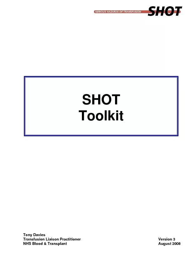 SHOT Toolkit