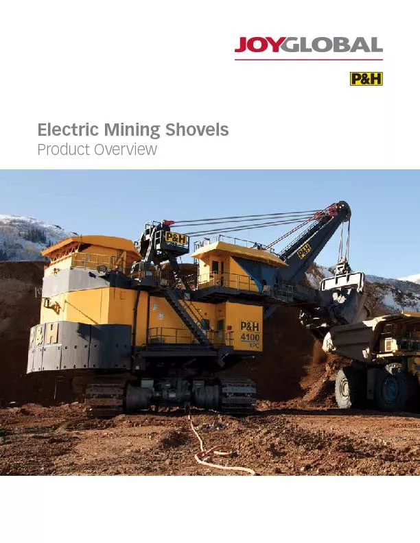 Electric Mining ShovelsProduct Overview
