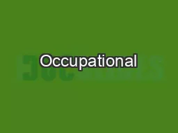 Occupational