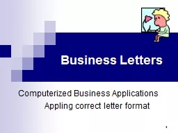 1 Business Letters