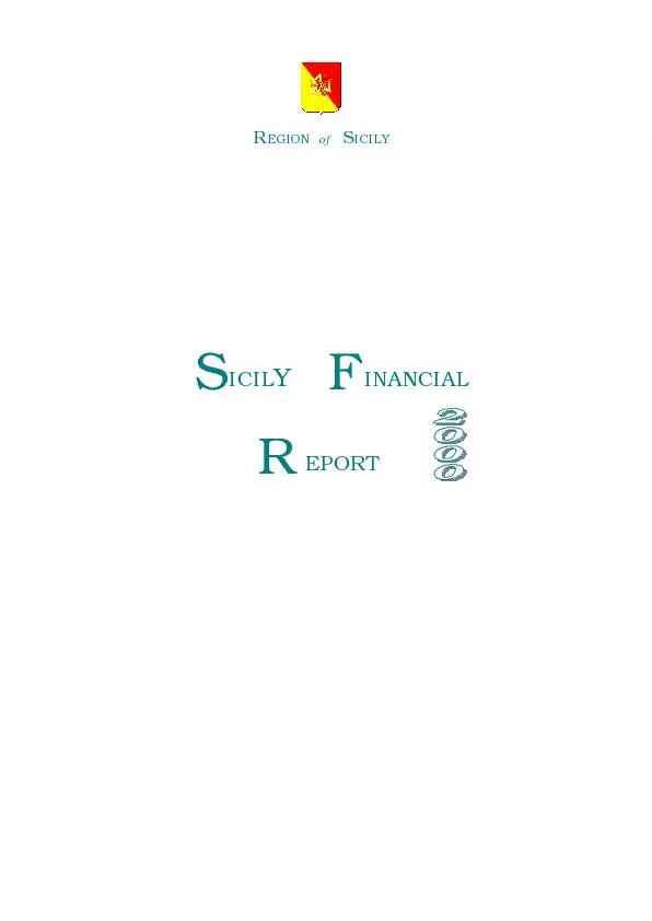 Sicily Financial Report 2000