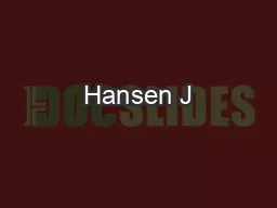 Hansen J