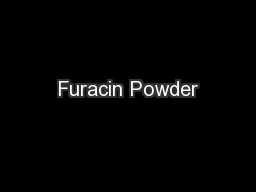 Furacin Powder