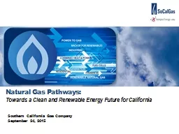 Natural Gas Pathways: