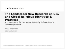 1 The Landscape: New Research on U.S. and Global