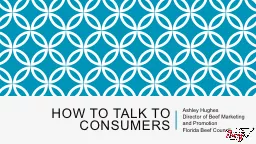 How to talk to consumers