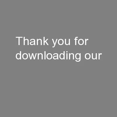 Thank you for downloading our