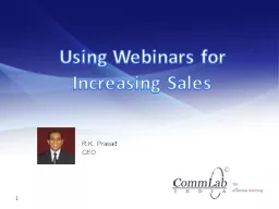 Using Webinars for Increasing Sales